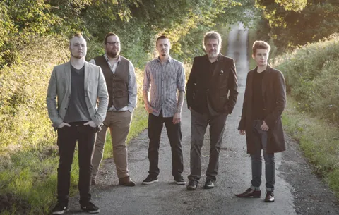 The five-piece Cats and Crows lineup in 2016.